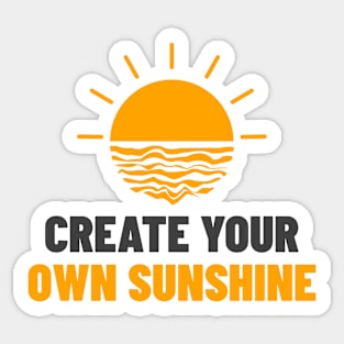 Create Your Own Sunshine Sticker